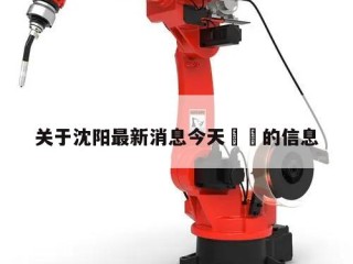 关于沈阳最新消息今天㊙️的信息