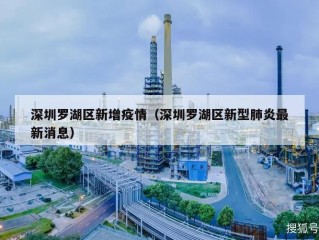 深圳罗湖区新增疫情（深圳罗湖区新型肺炎最新消息）